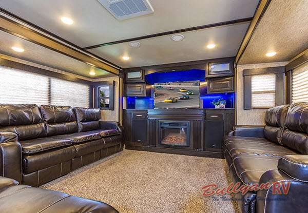 Grand Design Momentum Toy Hauler Living Room