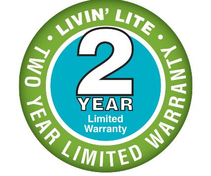 2 Year Warranty Livin-Lite