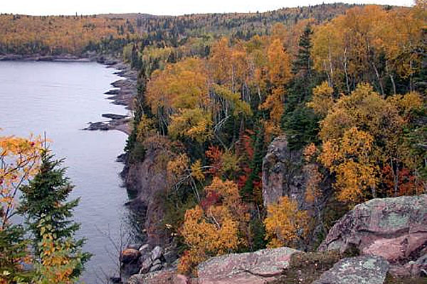 split rock landscape