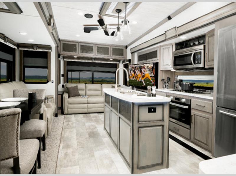 kitchen Montana fifth wheel